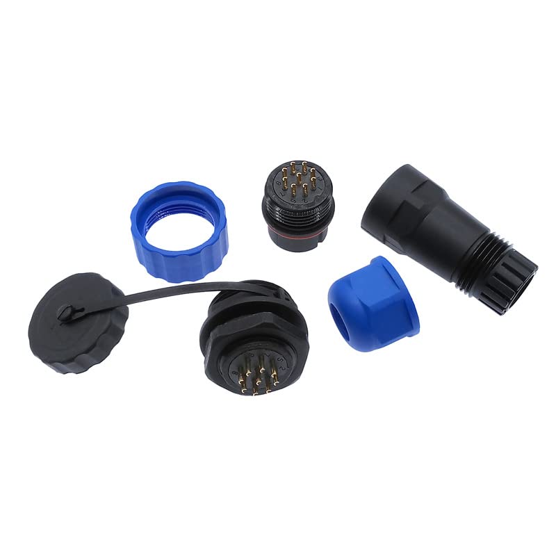 Conector impermeable SP20 de 3 pines IP68 para evitar fallos en tu cable industrial 6