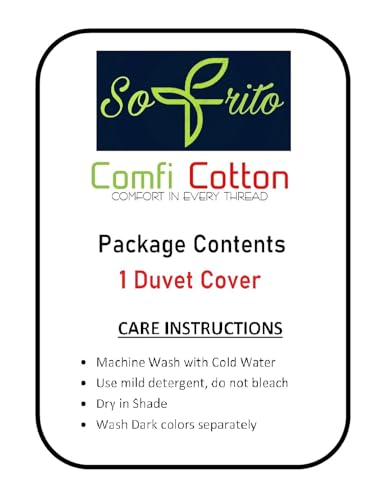 Image of Sofrito Micorfiber - Cotton Feel Duvet /Comforter Cover (Double - 91 inchx101 inch - Inches) with Solid Zipper Clousre - Bahama Blue | Solid Zipper Closure & Four Corner Ties |