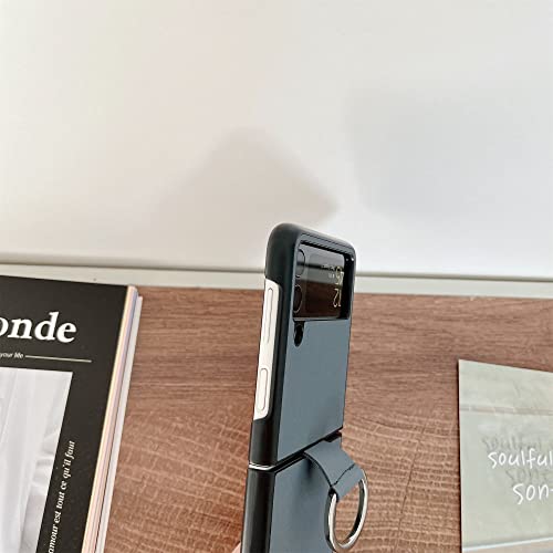 Coque Samsung Galaxy Z Flip 3 de luxe avec anneau élégant