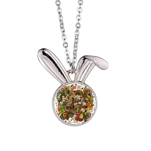 Collier pendentif lapin poker aux finitions soignées et design exclusif