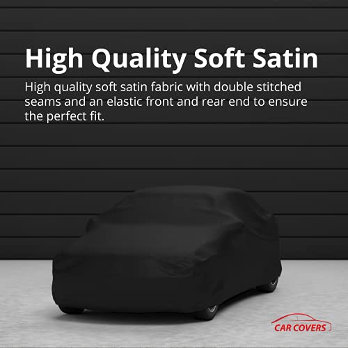 Indoor Car Cover Compatible With Porsche 718 Boxster 2016-2019 - Black Satin - Ultra Soft Indoor Material - Guaranteed Keep Vehicle Looking Between Use - Includes Storage Bag #TOP2