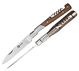  Laguiole 30137 Corsica Artisan Rosewood Sommeliere Camping Messer,Jagdmesser Messer, Fischmesser,Taschenmesser