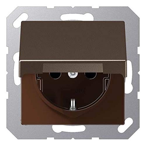 Jung A 1520 BFKIKLMO prise de courant Schuko 16A 250V thermoplastique marron