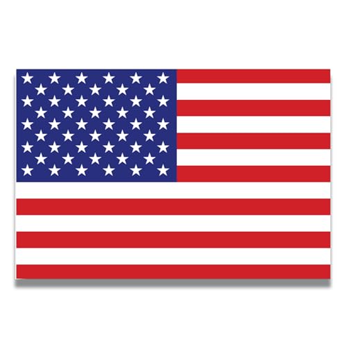 Magnet Me Up American Flag - Heavy Duty Magnetic American Flag (Red White & Blue - 4 x 6) Demonstrate Your Love for Your Country USA Magnet Flags for Cars Trucks Refrigerators and Other Surfaces