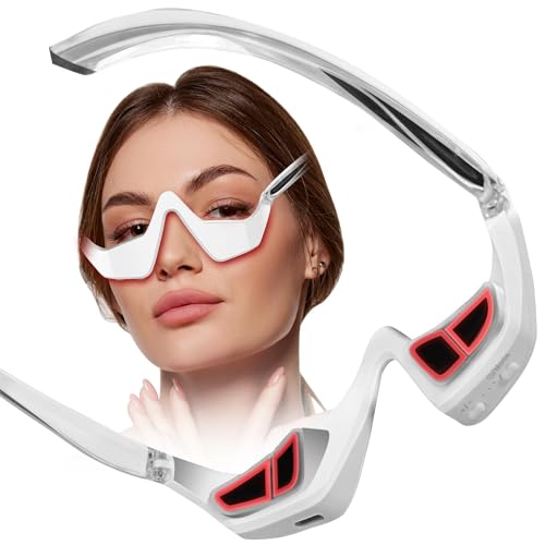AYYHG 3D Eyelift Device Red Light Under Eye Therapy with Microcurrent & 3D Fit Design | Reduces Wrinkles Dark Circles & Puffiness | Silent Operation for Sensitive Skin & Busy Lifestyles