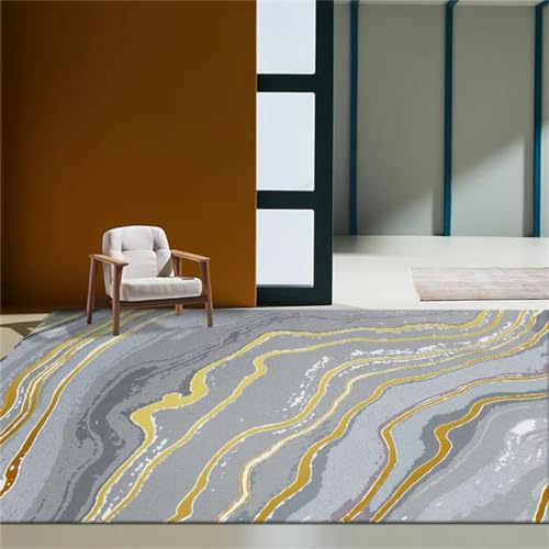 Tapis de sol salon gris et doux de taille 200x280cm pour grand espace moderne - 2