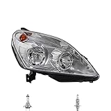 CLASSIC H7 EISENFELS Bundle Set 69593488 Scheinwerfer rechts + Leuchtmittel H7 Classic + H1 Classic kompatibel mit Zafira B A05