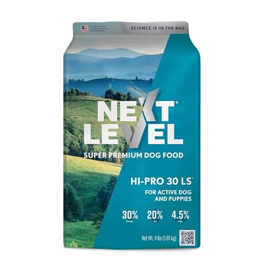 Next Level Super Premium Dog Food – HI-PRO 30 LS™ – Dry Kibble for Dogs for All Life Stages All Breeds – 30% Protein, Gluten Free Grains - High Energy and Active Dogs & Puppies