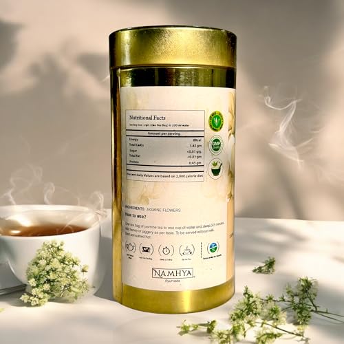 Image of Namhya Jasmine Tea | Stress Relief, Mood Uplift, Digestion | 20 Tea Bags