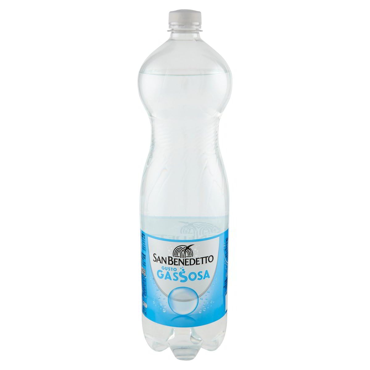 San benedetto Gassosa, Erfrischendes italienisches Alkoholfreies Getränk, Tonic Wasser, PET 12x 1.5 Lt Einweg, erfrischend, lemonade soft drink + Italian Gourmet polpa 400g