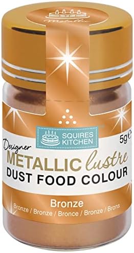 Squires Kitchen Designer Bronze Metallic Lustre Dust 5g