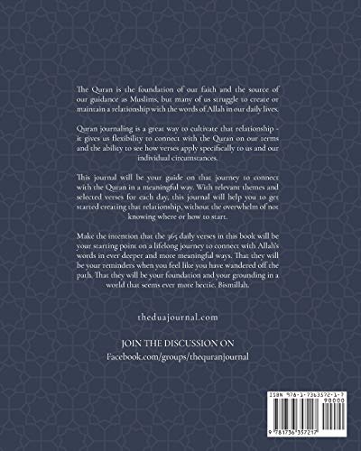 The Quran Journal: 365 Verses to Learn, Reflect Upon, and Apply