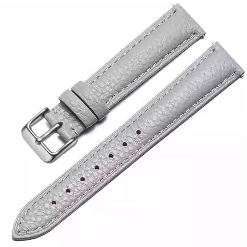 Image of Genuine Leather Watch Band Hand-Stitched Texture Padded Italian Leather Strap Quick Release 12mm 13mm 14mm 15mm 16mm 17mm 18mm 19mm 20mm 21mm 22mm 23mm 24mm Replacement Band for Women Men