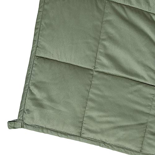 WANY Couverture Pondérée pour Adultes et Adolescents Mise à Niveau de la Couverture Lourde Bambou Naturel avec Perles de Verre Dormir Plus Vite Taille de Reine (60" x 80" 15lbs) WANY Couverture Pondérée pour Adultes et Adolescents Mise à Niveau de la Couverture Lourde Bambou Naturel avec Perles de Verre Dormir Plus Vite Taille de Reine (60" x 80" 15lbs)