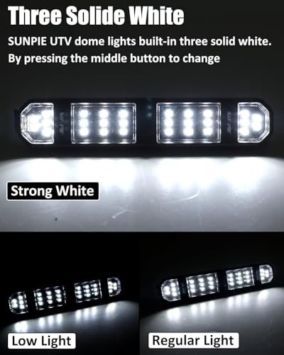 Image of SUNPIE UTV Dome Light Battery Powered Roll Cage Bar Interior LED for SXS