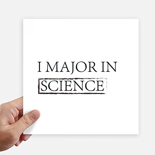 Autocollant carré 20 cm science pour ordinateur et mur DIYthinker - 2