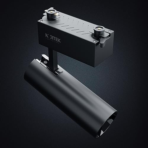 Image of Nortek Della+ 30W LED Track Light, Surface & Spot Light for Ceiling, Track Rail Included, Cylinder Focus Light for Living Room, Showroom, Gym, Modern Ceiling Lighting,Cool White Pack of 8