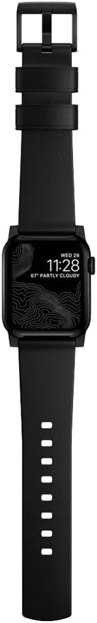 NOMAD Modern Leather Band for Apple Watch 45mm Designed to give your Apple Watch a Modern Look For Everyday Wear, Compatible with Apple Watch Ultra 1-3, Series 1-11, and SE - Image 7