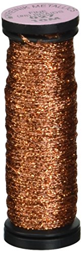 Kreinik No.8 Fine Metallic Braid, 10m, Orange