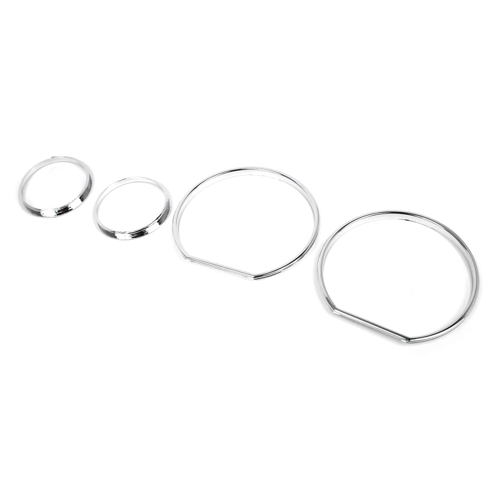 SIKUAI 4 pezzi, lunetta del quadrante del tachimetro, lunetta del misuratore del tachimetro, lunetta del tachimetro, anello del quadrante del misuratore del tachimetro per Serie 3 E36 1990-2000
