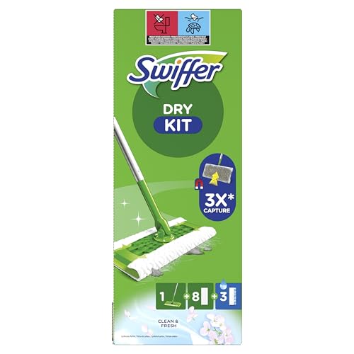 Miniatura 8 de Swiffer Sweeper Kit Básico Con 1 Mopa, 8 Paños Secos Y 3 Húmedos Para Suelo