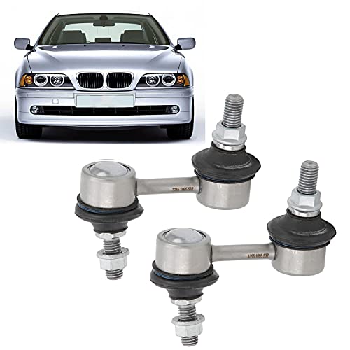 Aramox Vollsun 2 peças de haste estabilizadora traseira estabilizadora antirolamento, cabeça da barr