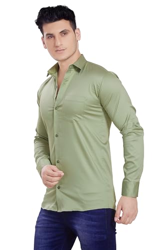 Image of DIVISIVE Men's Solid Slim Fit Shirt
