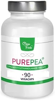 Pure Pea 90 vegetable capsules Palmitoylethanolamid 400mg Clean Foods PEA 400mg high dosage