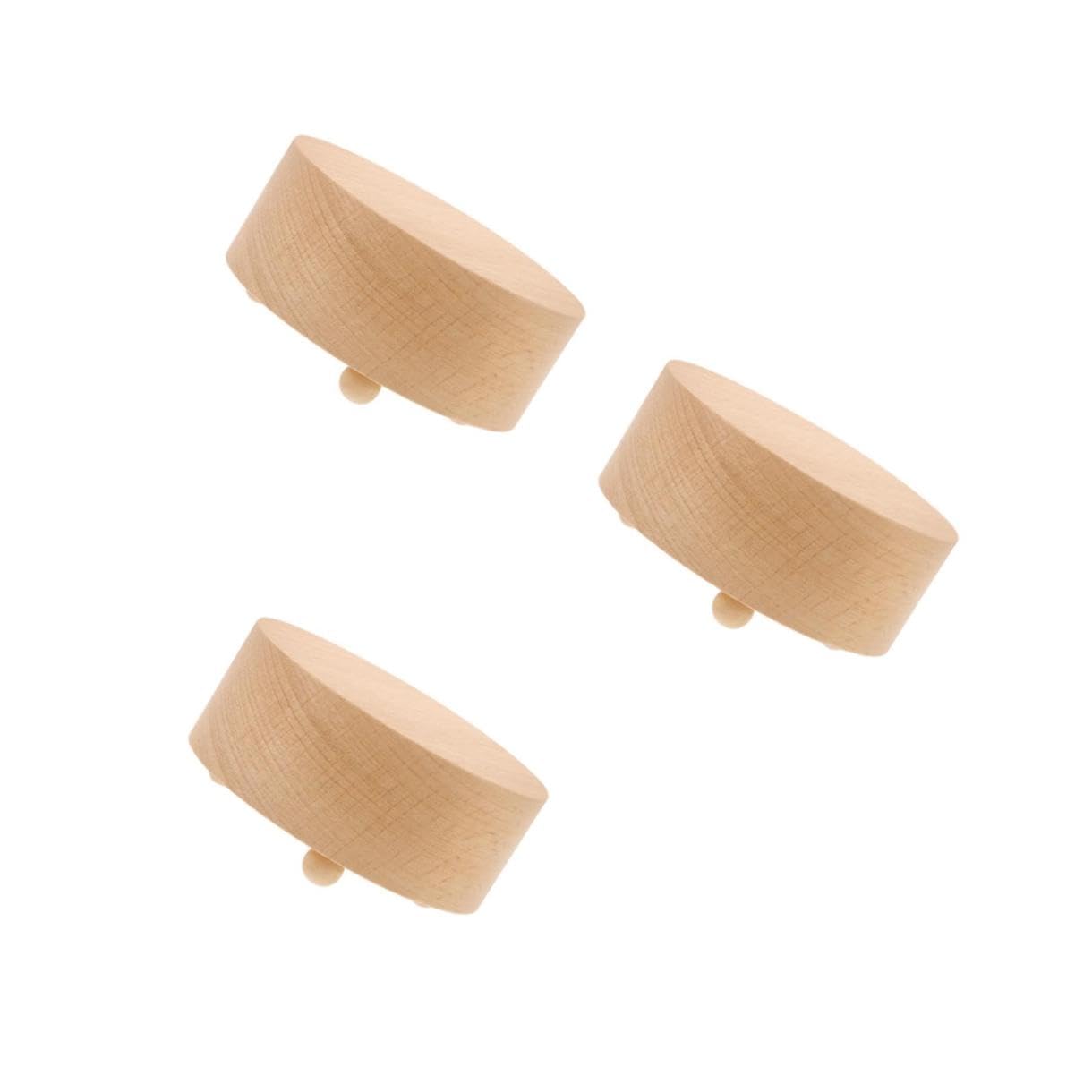 TOPBATHY Carillon Fai da Te con Base in Legno da 3 Pezzi