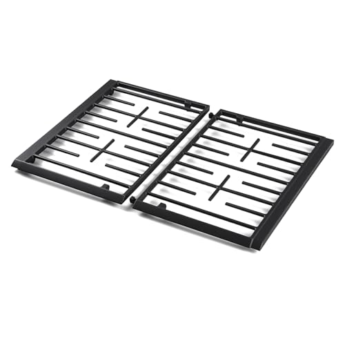 W11394363 Brennerroste Herd-Ersatzteile für Whirlpool Gasherd Range Rost Kit Gusseisen Whirlpool WFG540H0ES0 WFG540H0AS1 WFG540H0ES1 Kochfeldoberfläche Wok Herd Ofen Roste 2 Stück