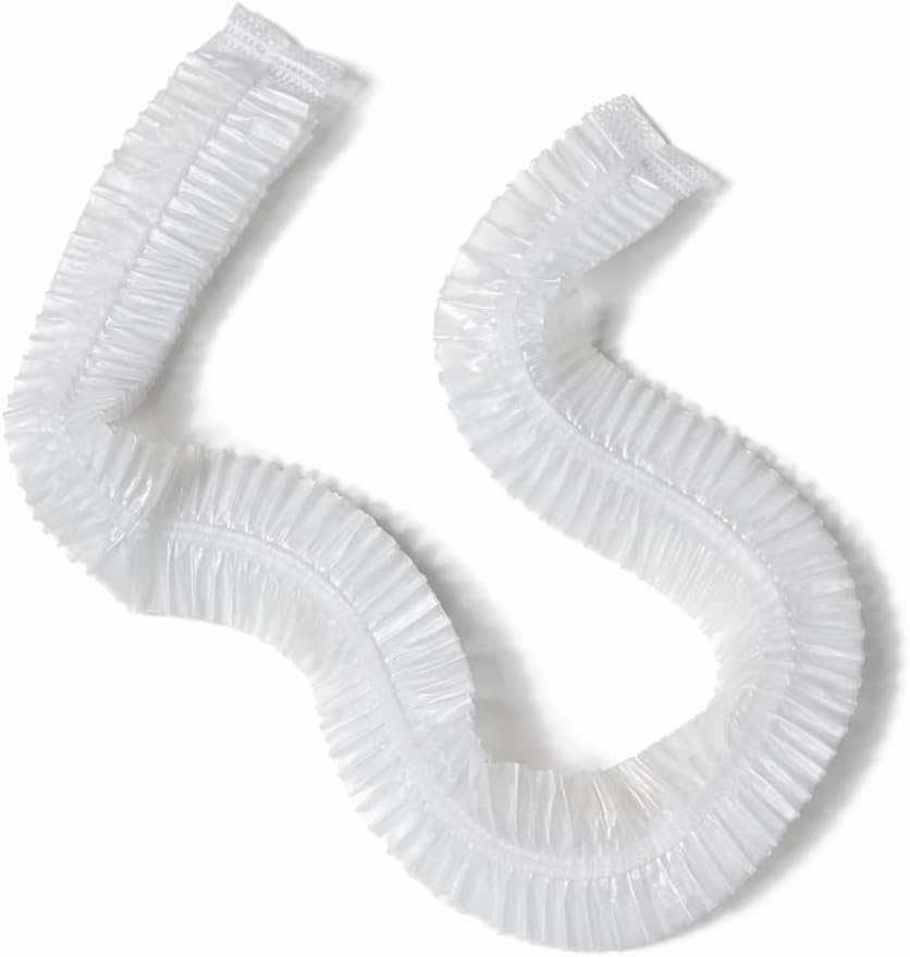 Houseables Plastic Drop Cloth, Plastic Sheet, Protector Cover, for Furniture, Table, Interior, Storage, Moving, Couch, Kitchen, 10 Feet x 7.9 Feet