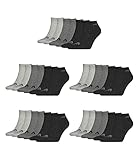 HEAD Unisex Sneaker Socken Sportsocken Cotton Blend Sport Socks 761010001 15 Paar , Größe:39-42, Artikel:-005 grey combo