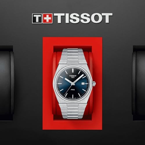 Image of Tissot PRX Blue Dial Men's Watch-T1374101104100 (Open Secure Delivery)