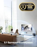 ULTIMEA 5.1 Soundbar mit Dolby Atmos, Surround Sound System, Aura A50 Pro – Ansicht 2