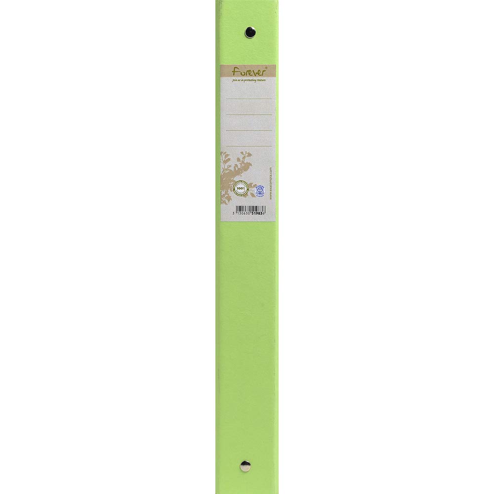 Exacompta 51980E Ringbuch (Recycling-Karton, 4 Ringe, Rücken 40mm, DIN A4) 10er Pack zufällige farben