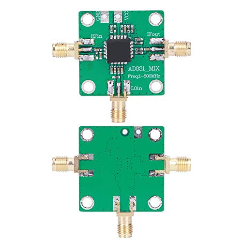 RF Mixer Module AD831 High Frequency Transducer 0.1‑500MHz Inverter Amplifier Board Converter for RF‑IF Down Conversion in HF and VHF Receivers