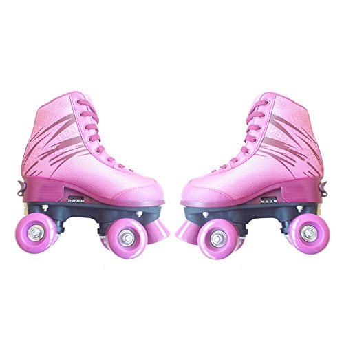 Patins Quatro Rodas Roller Skate Fenix Rosa
