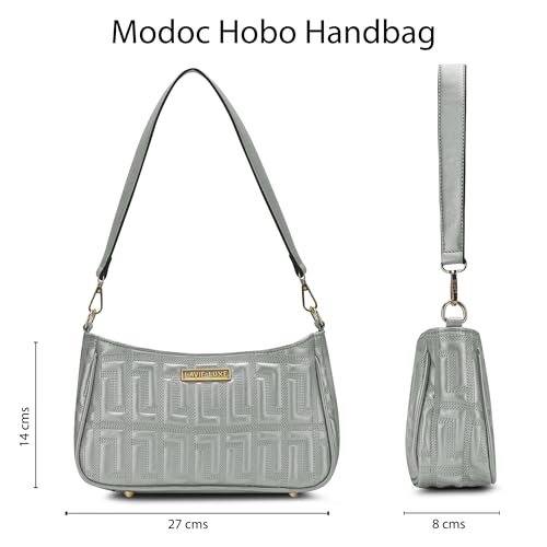Image of Lavie Luxe Women's Modoc Hobo Quilted Bag for Women | Hobo Handbag for Work | Ladies purse | Stylish Shoulder Bag | Ladies Gift