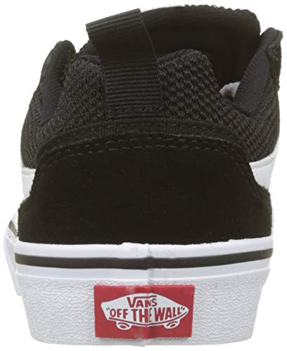 Image of Vans Boys' Filmore Low-Top Sneakers (Suede /Canvas) Black /White Iju, 13.5 UK Child