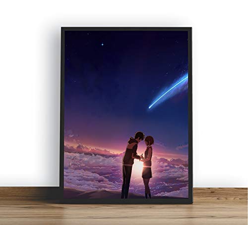 Quadro Decorativo Poste Your Name Arte Animação Filme