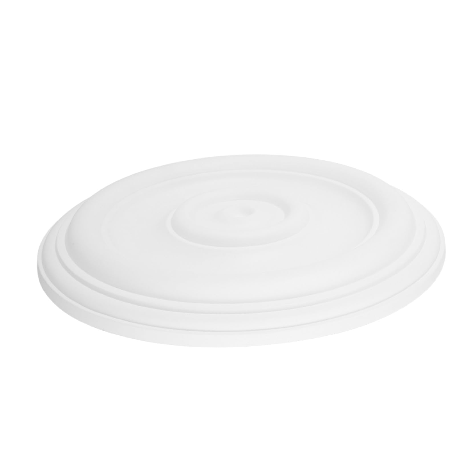 Médaillon de plafond rond masquer trou fixation luminaire PU robuste Kisangel