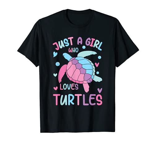 Just a Girl Who Loves Turtles Camiseta