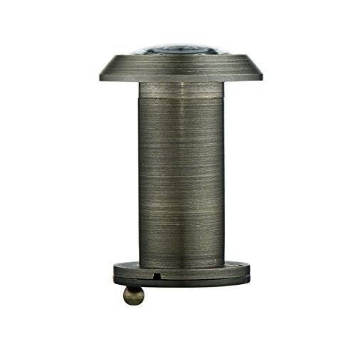 TOGU TG2814YG-AB Brass UL Listed 220-degree Door Viewer with Heavy Duty Privacy Cover for 1-3/8