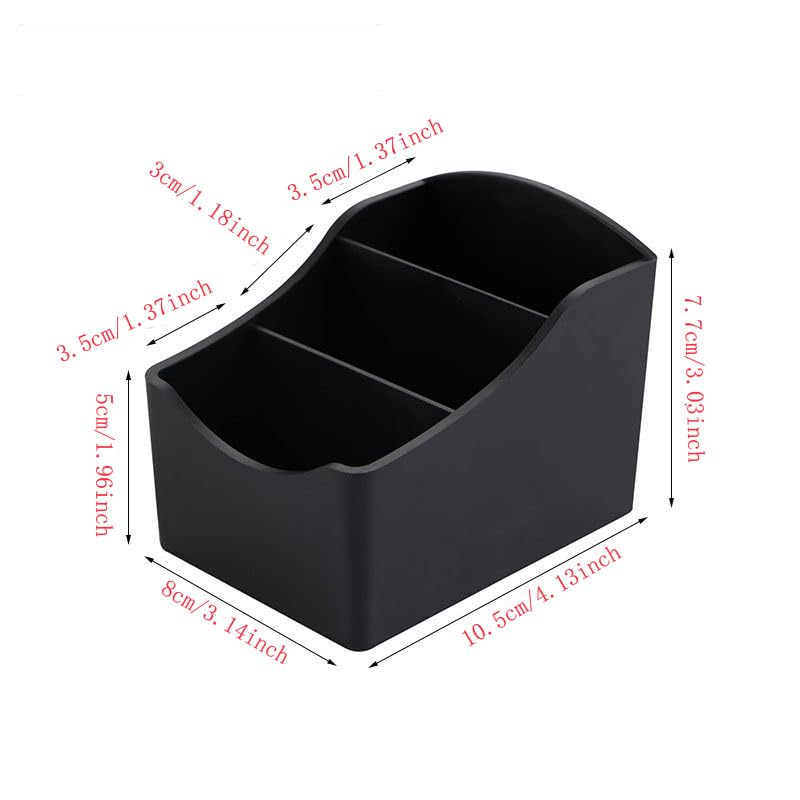 Black Sugar Packet Holder for Coffee Bar Drink Packet Organizer Tea Box - image 2