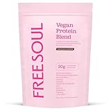 Free Soul Vegan | Formulated for Women | 600g | 20g Protein with Added Nutrients | Gluten & Soy Free Plant-Based Nutrition Shake | Pea & Hemp Isolate Protein | Chocolate Flavor, Packaging May Vary