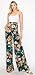 My Bump Women's Maternity Casual Bohemian Damask Palazzo Pants W/Tummy Control (LOAX H.Green, SM)