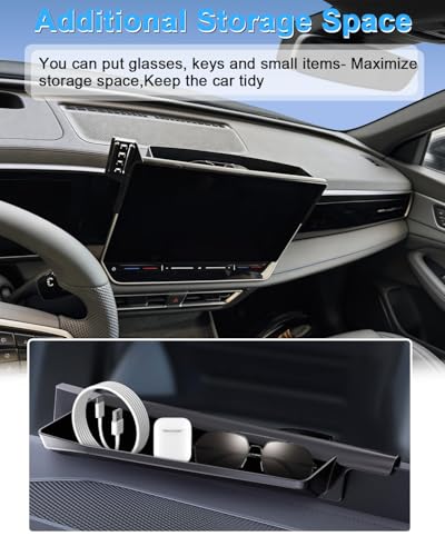 Image of PZK Car Phone Mount for Honda Accord 2018-2022 Sport SE /EX /EX-L /Touring /LX Accessories 10th Gen Accord for 8-inch Screen 360 Rotation Compatible with MagSafe Phone Holder with Stroage Box