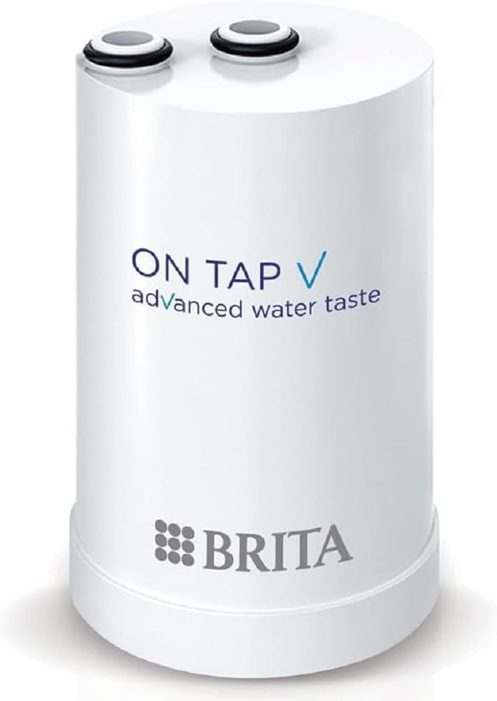 Filter ON TAP V Pack 1, 600L Water Filter Cartridge - Fresh Water with Good Taste, Reduces Microparticles, Heavy Metals