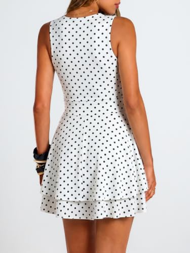 Image of Trendy Queen Women Mini Summer Party Homecoming Beach Vacation Sun Dresses | Birthday Square Neck Flowy Short Sundress, 2026 Cruise Outfits, Athletic Cute Clothes, Date Night Club Resort Wear