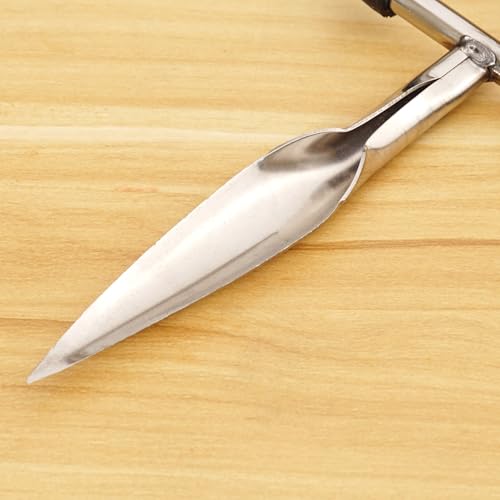 Image of Nestasia Stainless Steel Coconut Opener Tool - Rust Resistant Tender Coconut Water Driller & Splitter | 100% Food Safe Nariyal Pani Opener Knife - Sturdy T-Grip Handle Kitchen Tool